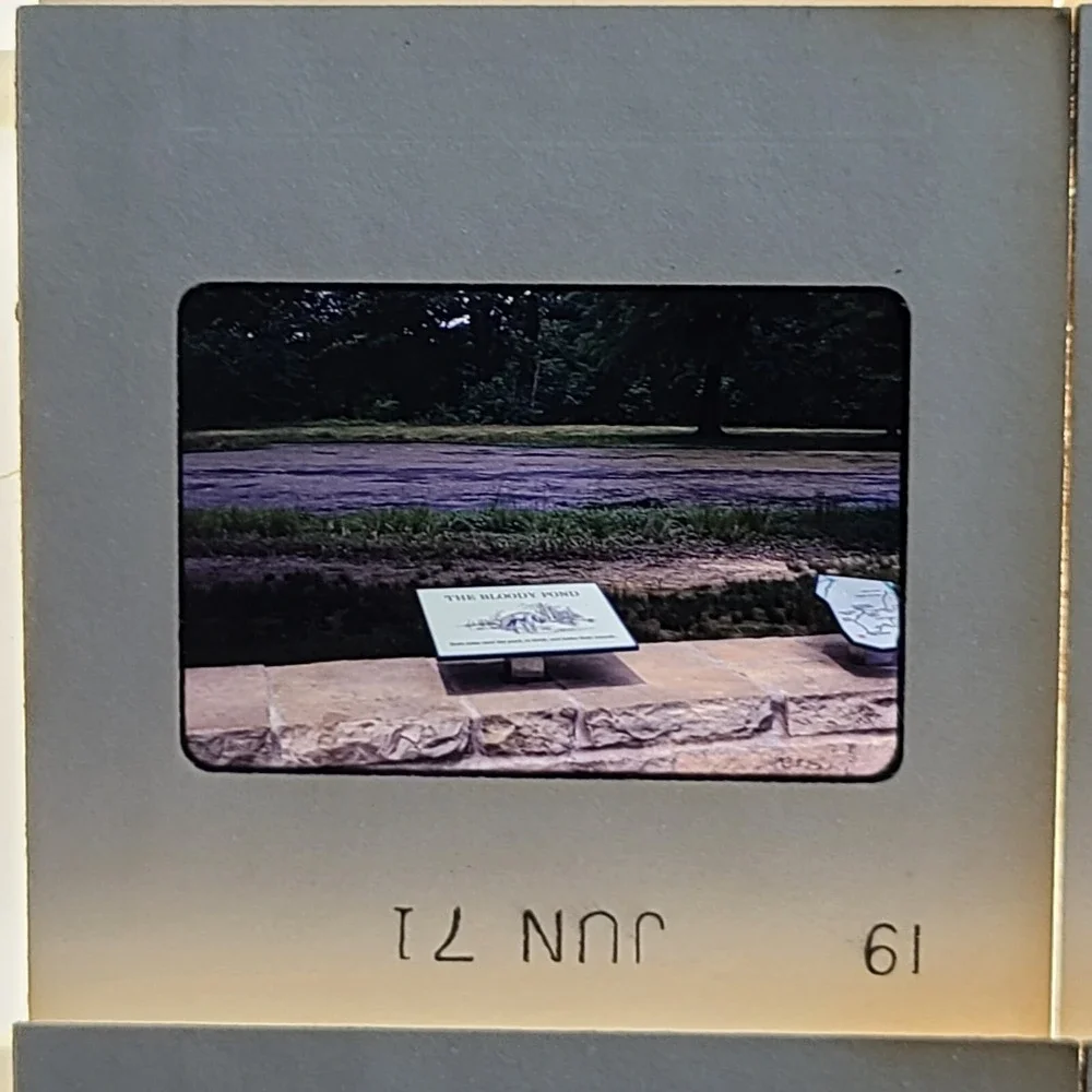 Lot of 30 Slides Civil War Battlefields Tourist Scenery Photos 1971‎